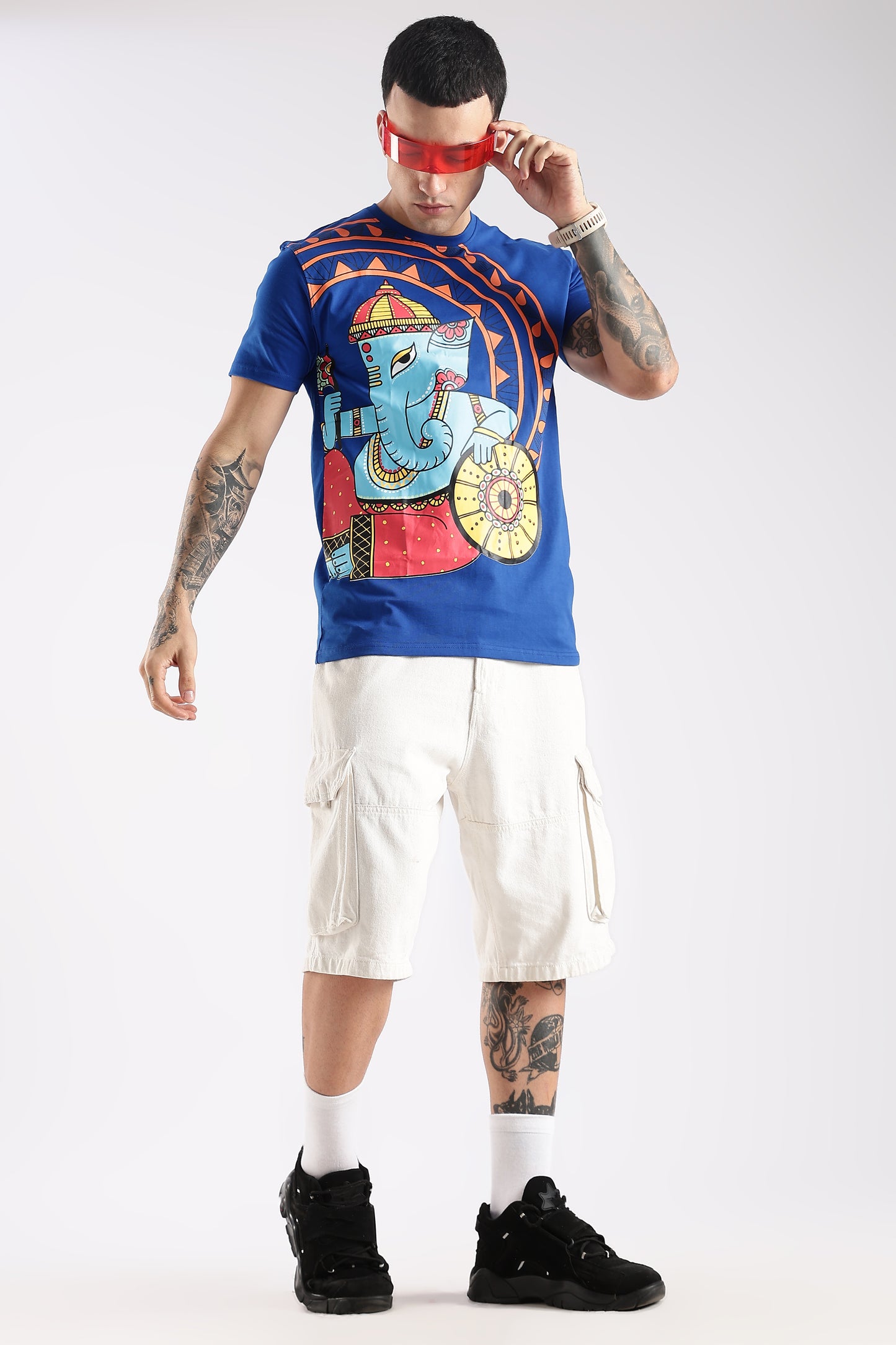 Lambodar- Madhubani Ganesha T-Shirt