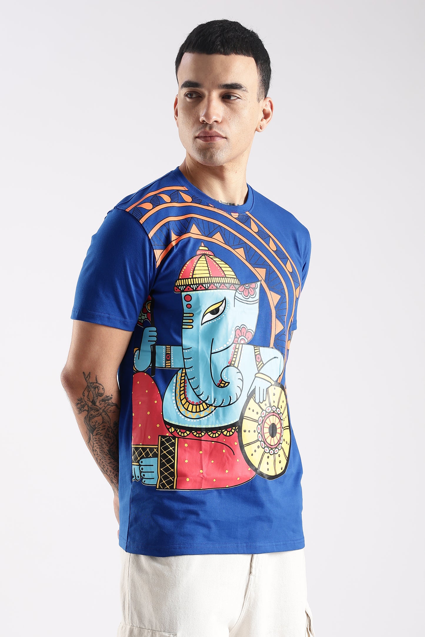 Lambodar- Madhubani Ganesha T-Shirt