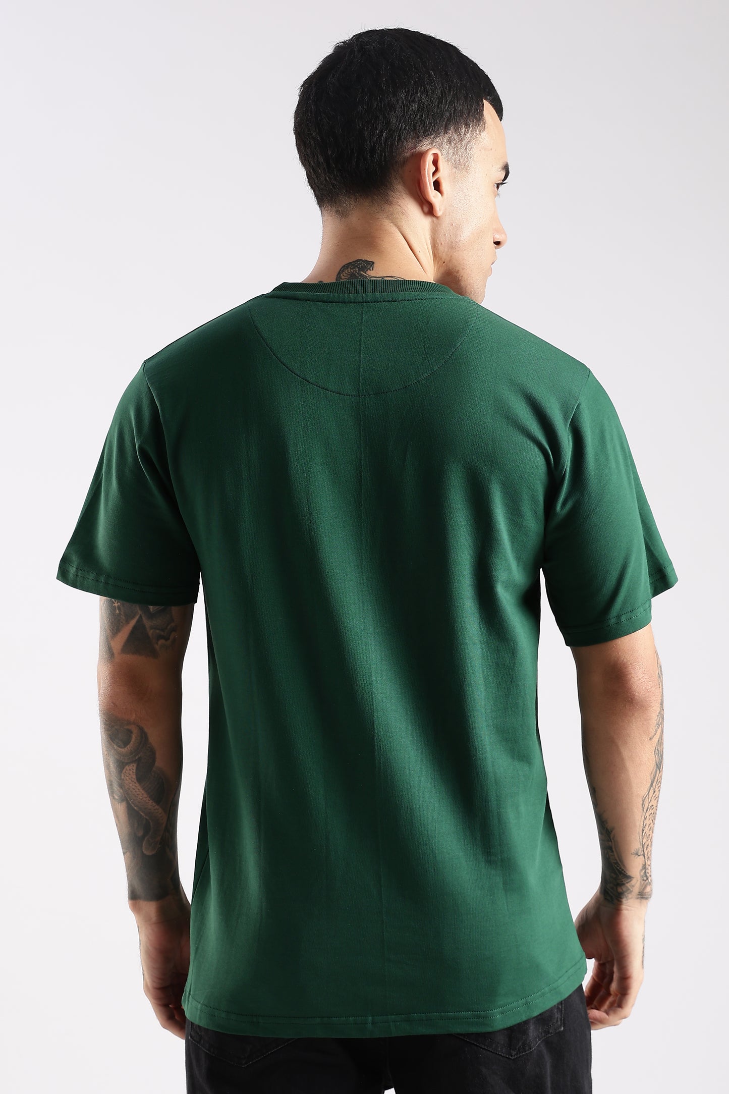 Eternal Bloom- Embroidered Kamal T-Shirt