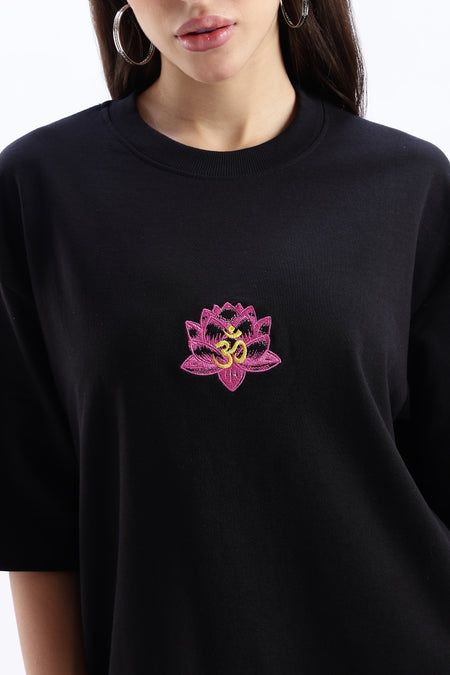 Embroidered Mandala T-Shirt