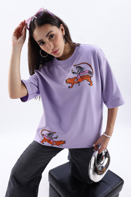Embroidered Devi T-Shirt