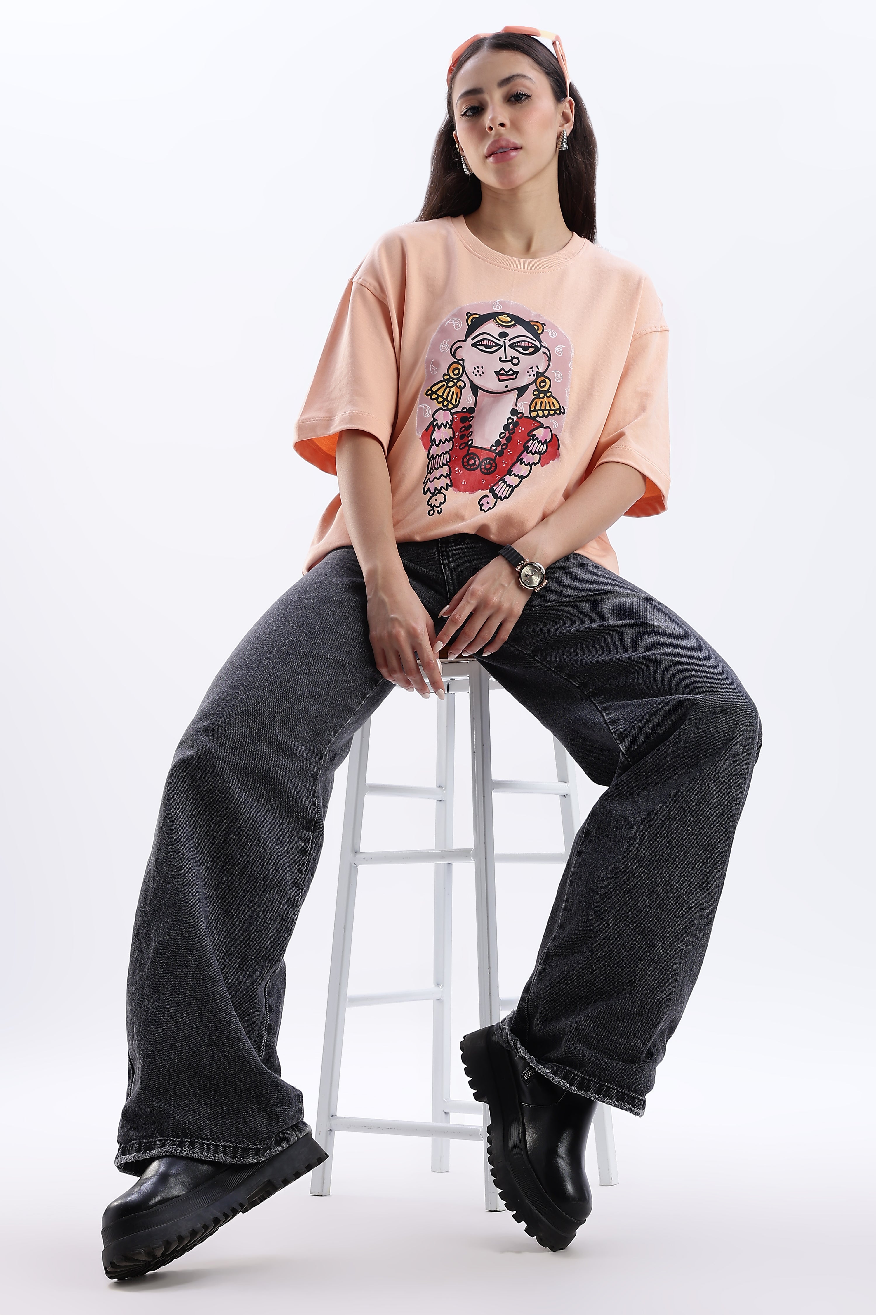Maharani t-shirt by Anahat — design detail