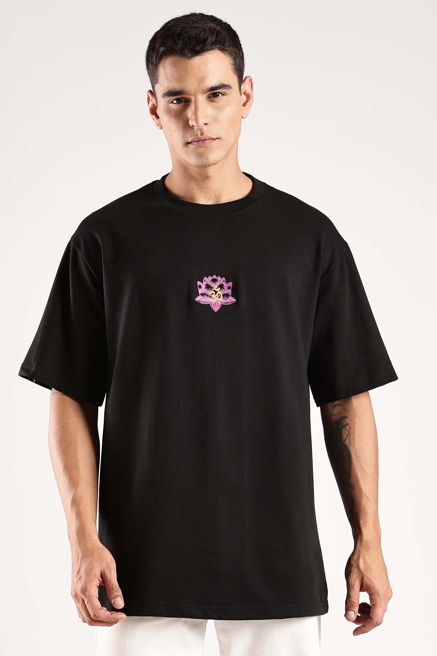 Embroidered Mandala T-Shirt