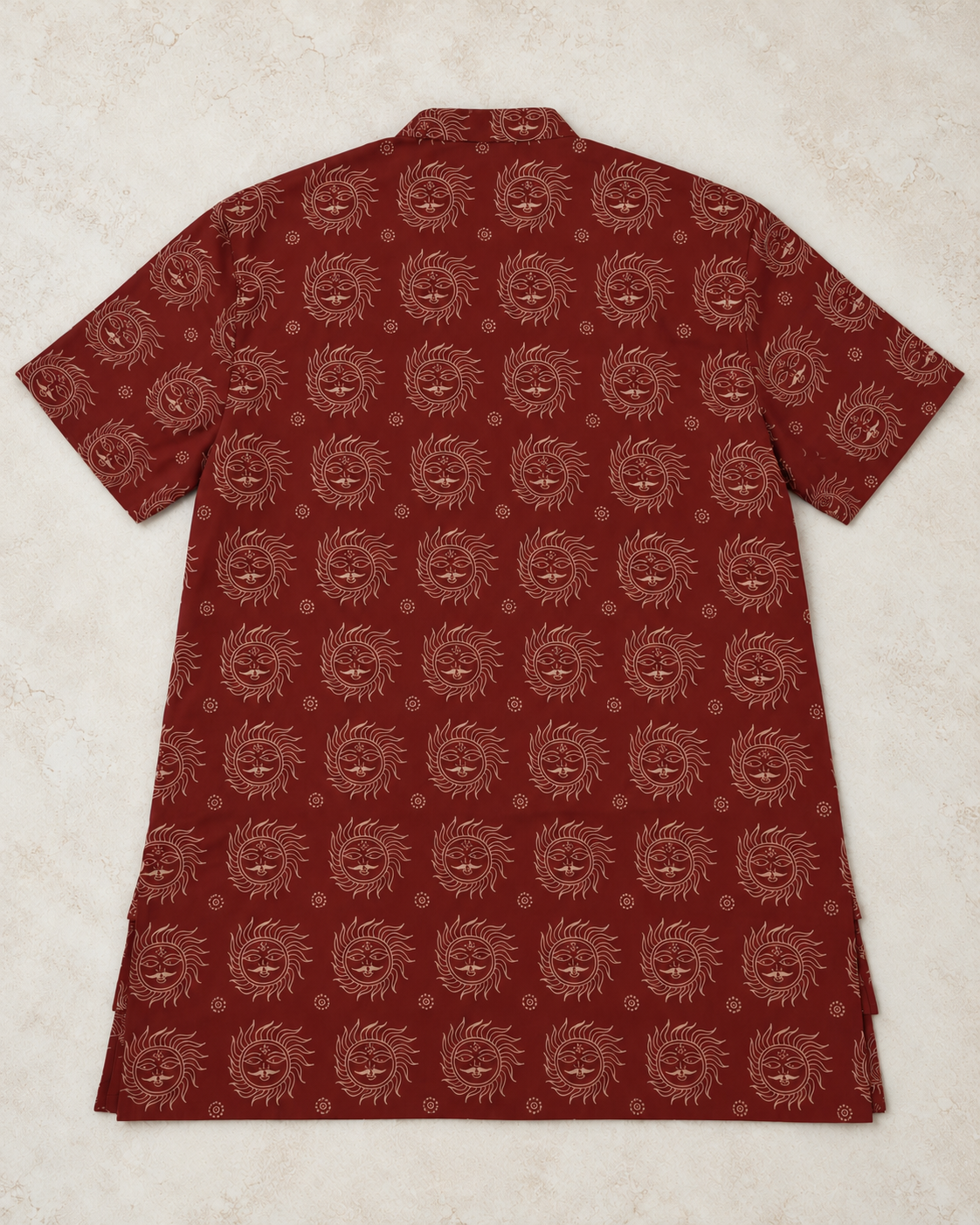 Reyansh: The First Ray (Ajrakh Hand Block Printed Kurta)