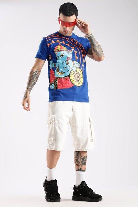 Lambodar- Madhubani Ganesha T-Shirt