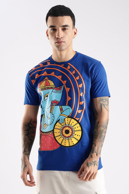 Lambodar- Madhubani Ganesha T-Shirt