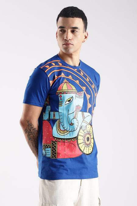 Lambodar- Madhubani Ganesha T-Shirt