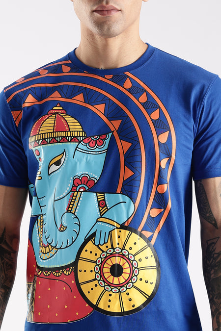 Lambodar- Madhubani Ganesha T-Shirt
