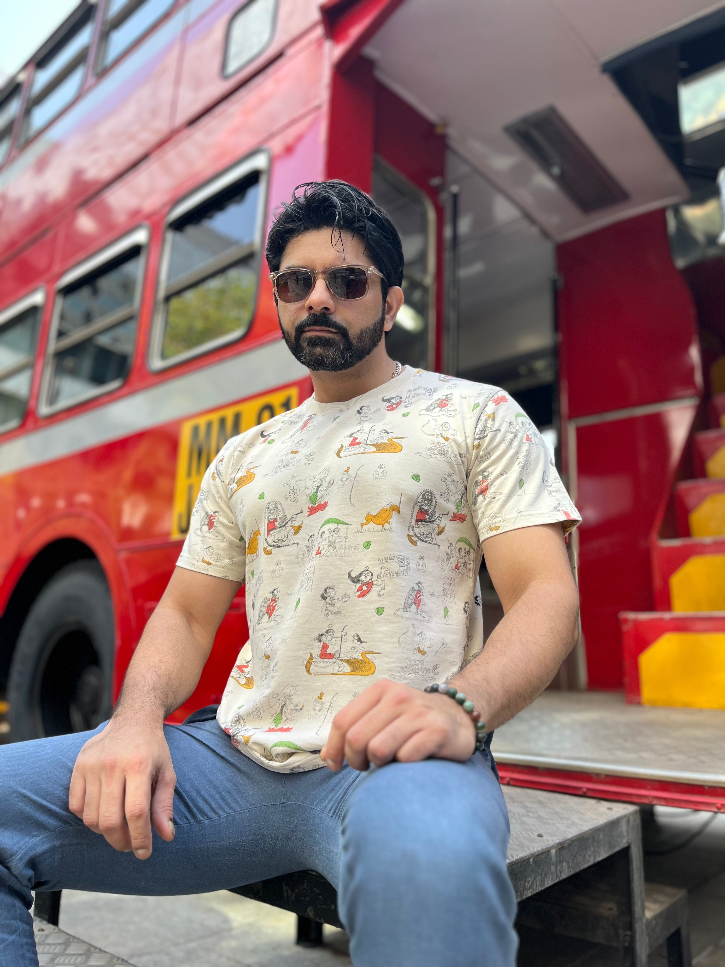 Ram Leela Ramayana t-shirt by Anahat — design detail