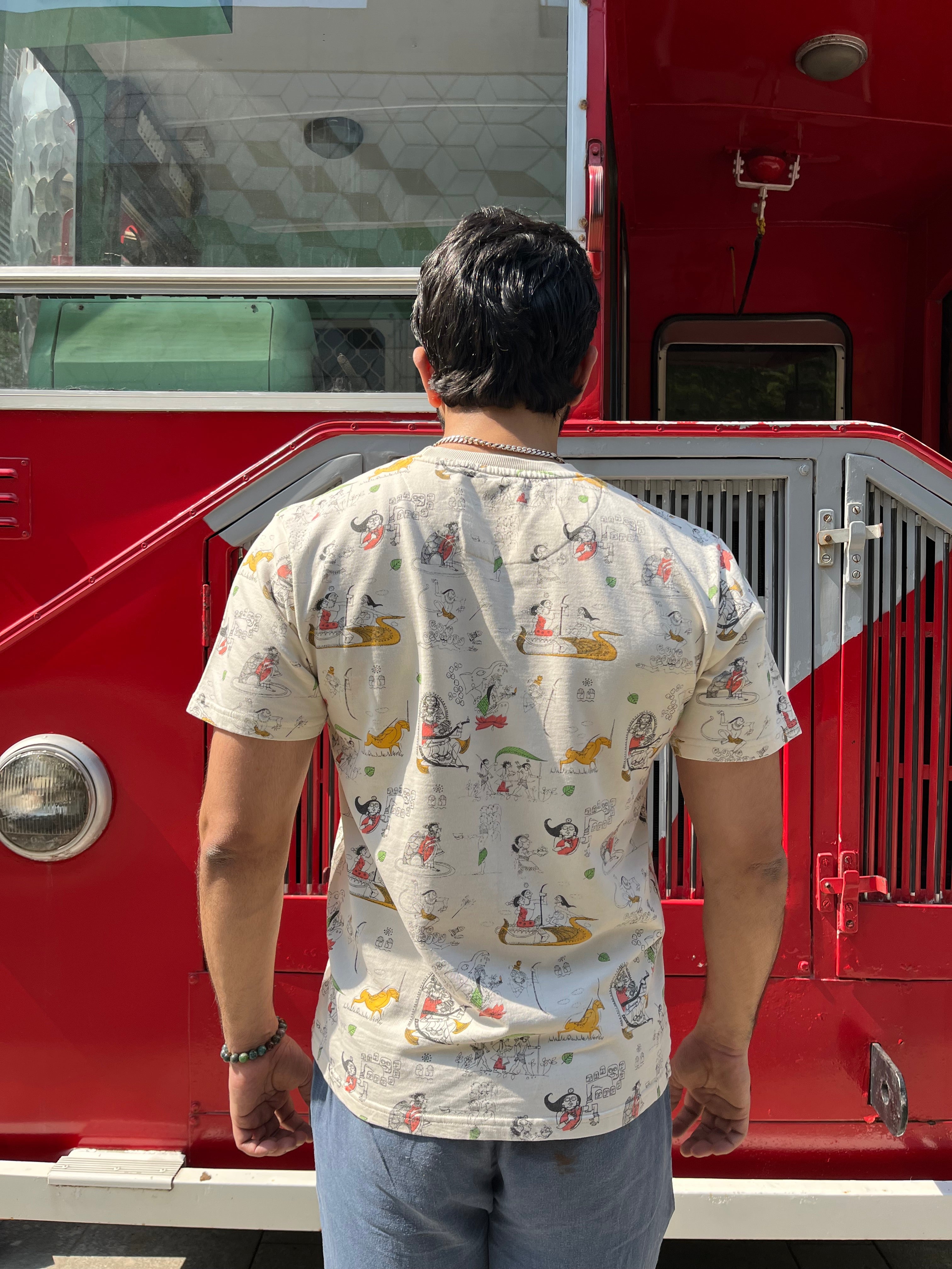 Ram Leela Ramayana t-shirt by Anahat — print detail