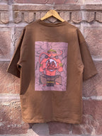 Divine Protector Hanuman t-shirt by Anahat — close-up of Hanuman illustration