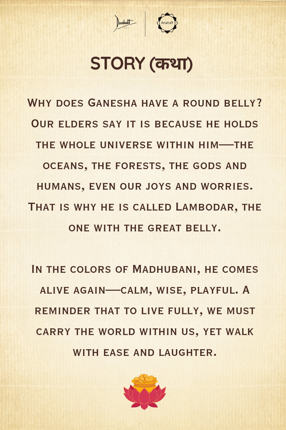 Lambodar- Madhubani Ganesha