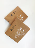 Anahat branded eco-friendly t-shirt packaging — Men at Night