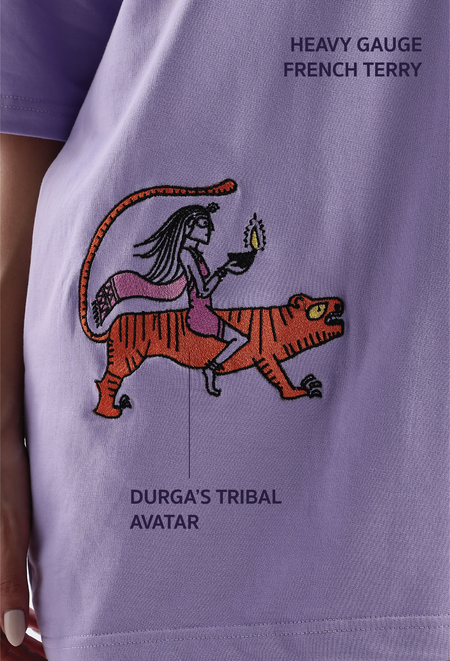 Embroidered Devi T-Shirt