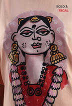 Maharani t-shirt by Anahat — close-up artwork