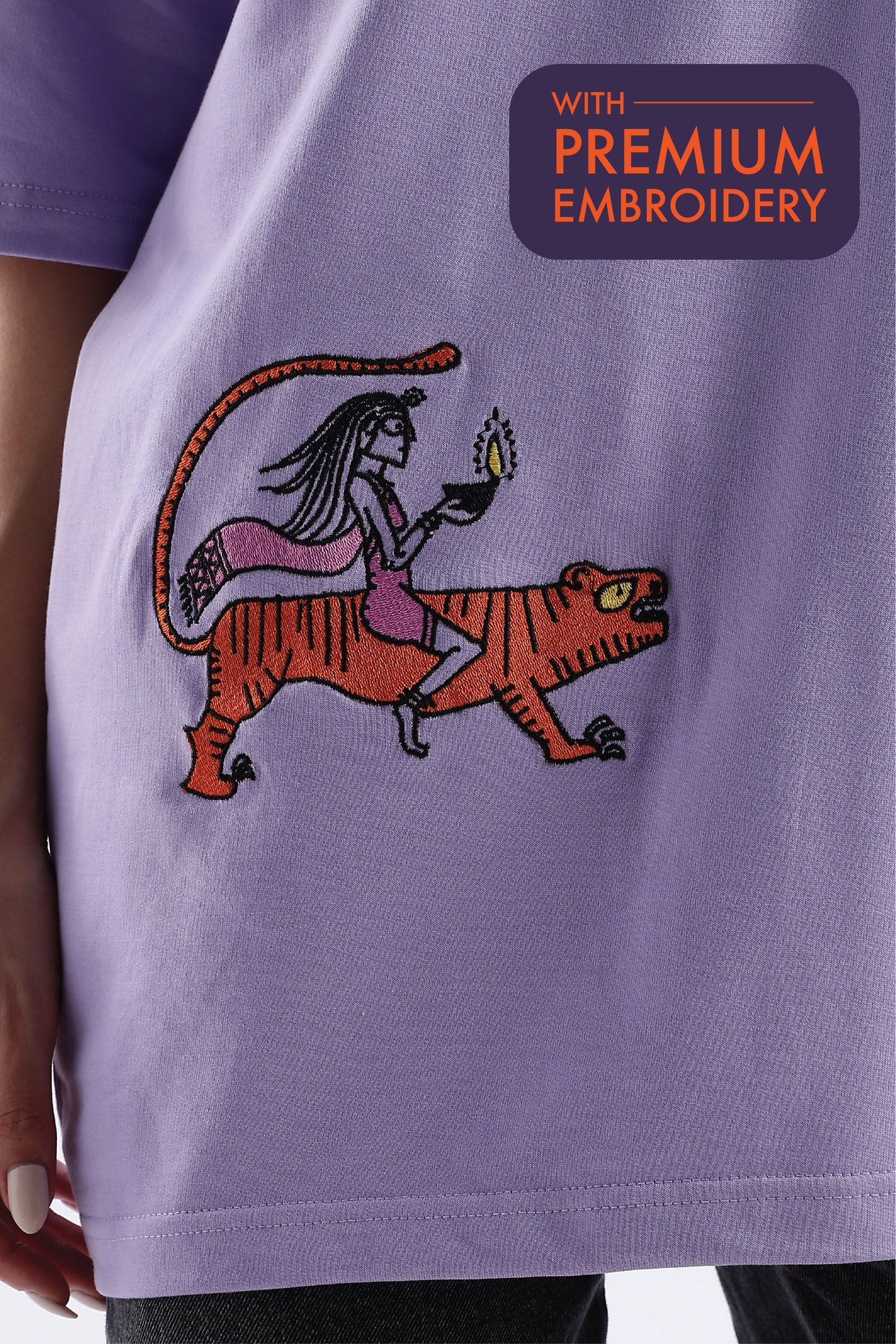 Embroidered Devi T-Shirt