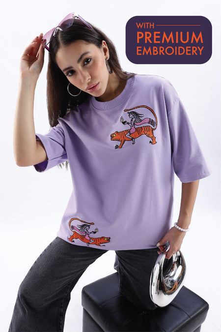 Embroidered Devi T-Shirt