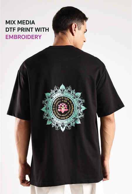Embroidered Mandala T-Shirt