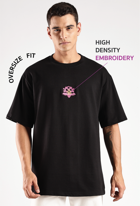 Embroidered Mandala T-Shirt